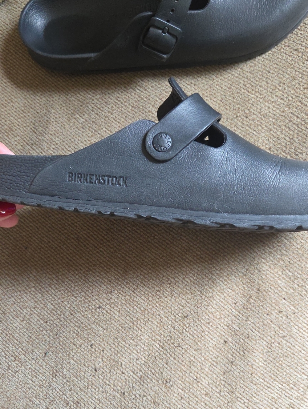 Mens Birkenstock EVA Essentials Blue Slip-On Clog Footbed Size 43 - Picture 5 of 6
